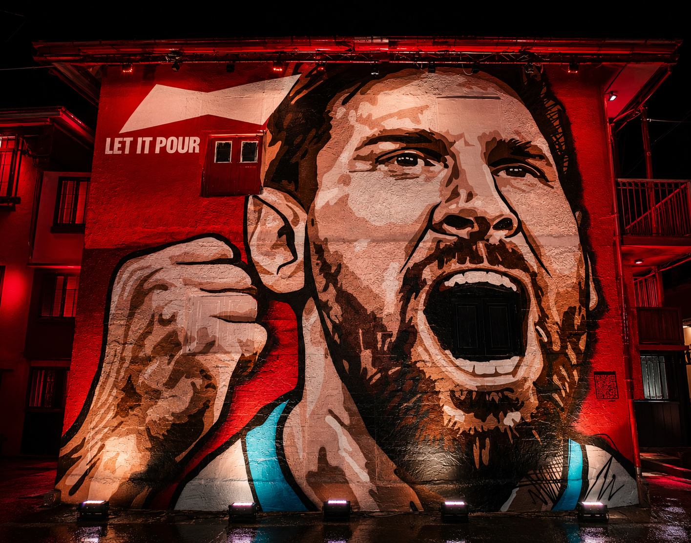 Bud Zero — Let It Pour mural